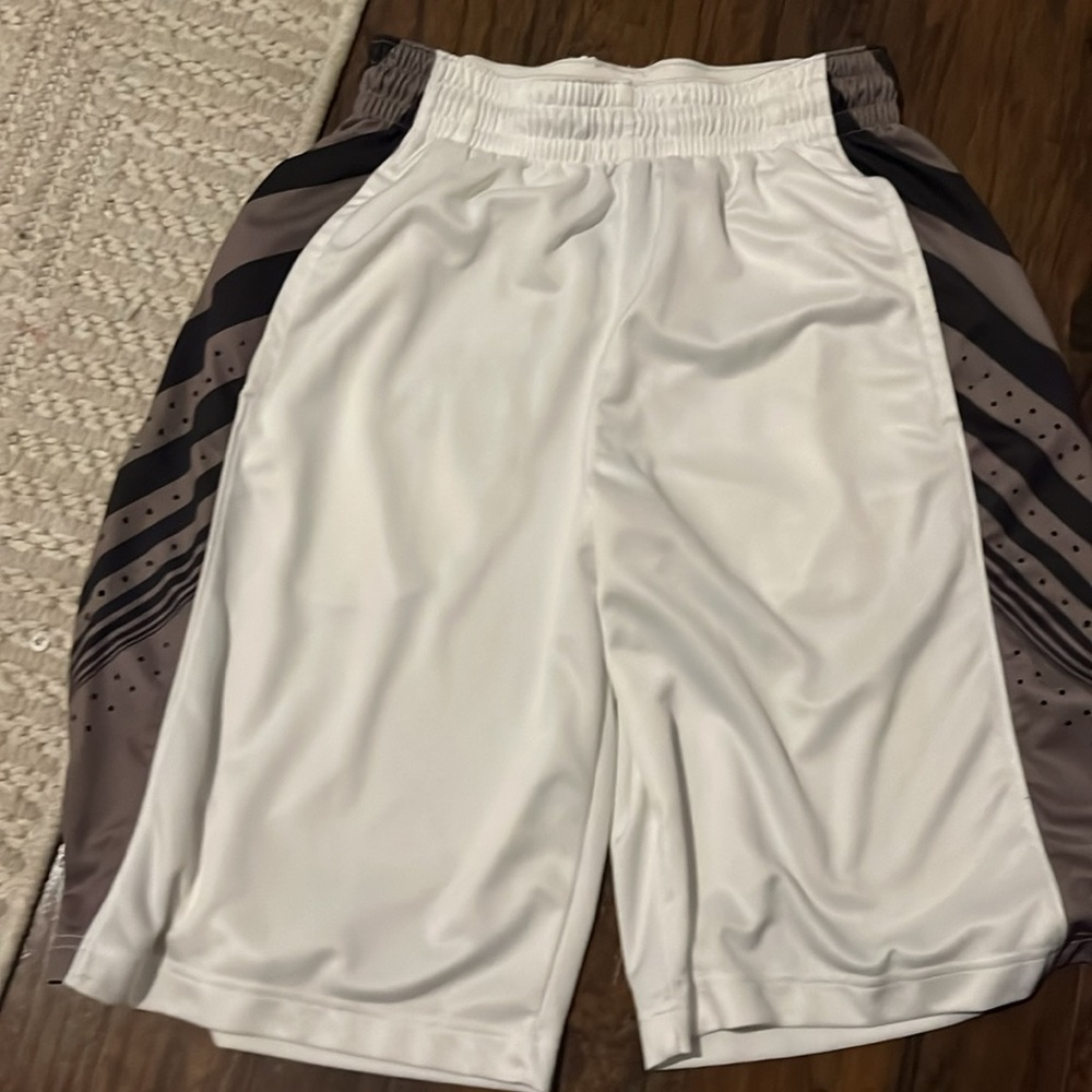 Nike Women's White and Gray Shorts